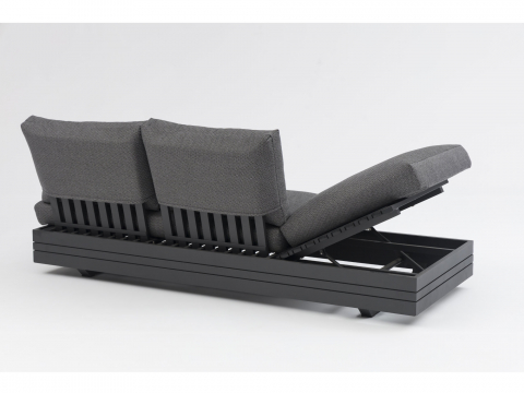 Zebra Cubo Neo Lounge 3-Sitzer graphite