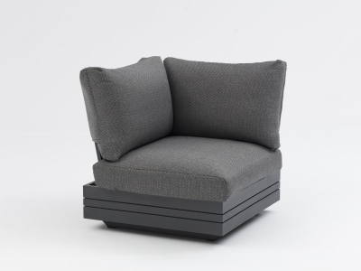Zebra Cubo Neo Lounge Eckteil graphite 81 x 81 x 76 cm inkl. Polster
