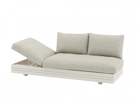 Zebra Cubo Neo Lounge 3-Sitzer light taupe