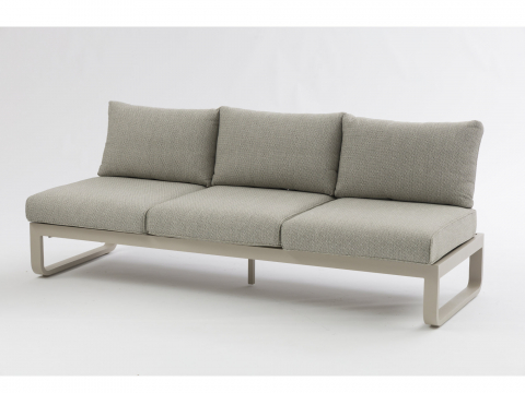 Zebra Fly Lounge 3-Sitzer, light taupe