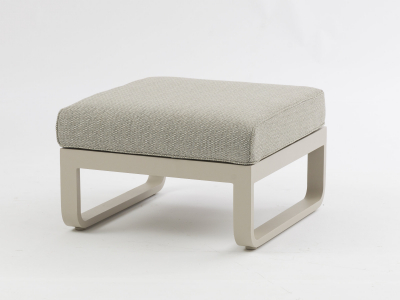 Zebra Fly Lounge Hocker, light taupe