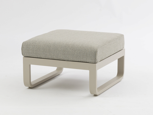 Zebra Fly Lounge Hocker, light taupe