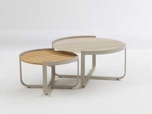 Zebra Fly Lounge Tisch-Set, light taupe