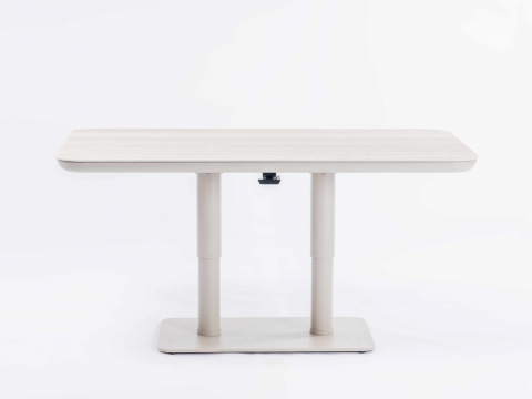 Zebra Move Tisch 140x80x51-71cm light taupe