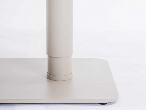 Zebra Move Tisch 140x80x51-71cm light taupe