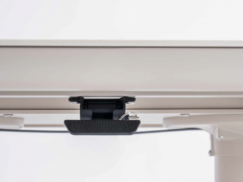 Zebra Move Tisch 140x80x51-71cm light taupe