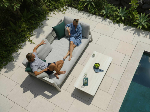 Zebra Move Tisch 140x80x51-71cm light taupe