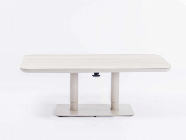 Zebra Move Tisch 140x80x51-71cm light taupe