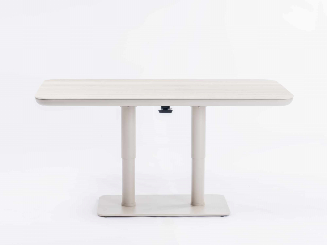 Zebra Move Tisch 140x80x51-71cm light taupe