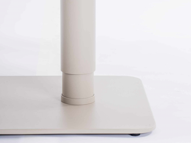 Zebra Move Tisch 140x80x51-71cm light taupe