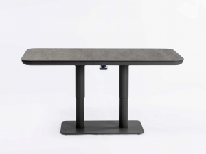 Zebra Move Tisch 140x80x51-71cm graphite