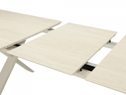 Zebra Levare Tisch 240-300x100x74cm light taupe