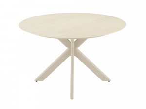 Zebra Mantis Tisch 120x120x74cm light taupe