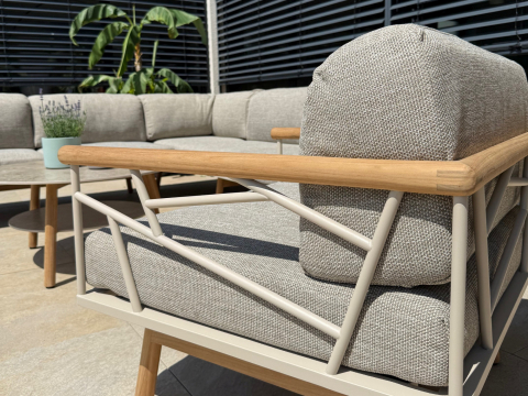 Zebra Solena Lounge 3-Sitzer Sofa light taupe