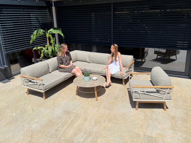 Zebra Solena Lounge 3-Sitzer Sofa light taupe