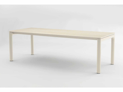 Zebra Vero Tisch 240x100x75cm light taupe