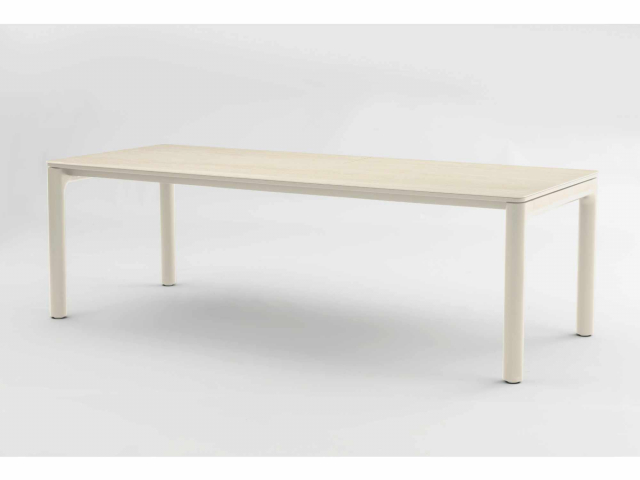 Zebra Vero Tisch 240x100x75cm light taupe