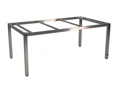 Zebra Opus Tischgestell 160x90cm Edelstahl ohne Tischplatte