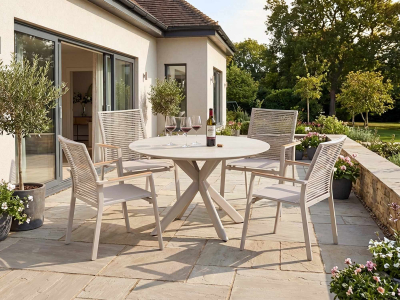 Zebra Fly-Mantis Gartenm&ouml;bel-Set 120 cm