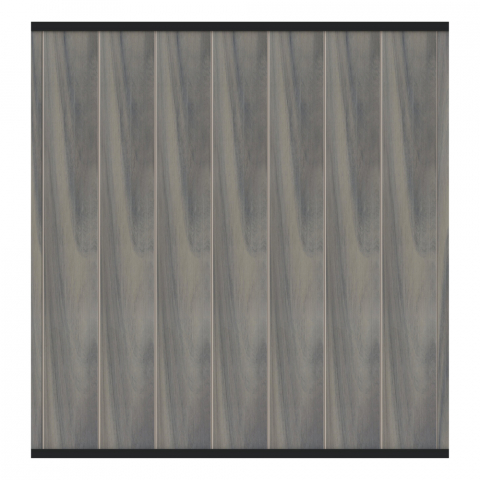 Flex Fence Grundelement Silvergey 180x188 cm