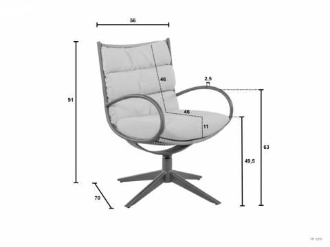 Apple Bee Camp Bay Dining Stuhl Bronze