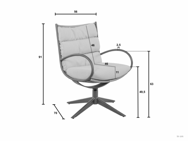 Apple Bee Camp Bay Dining Stuhl Bronze