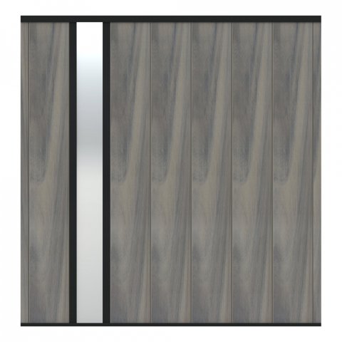 Flex Fence Creativ-Grundelement Silvergrey 180x188 cm