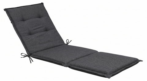 Zebra Bueno Deckchair Liegekissen olefin dark grey