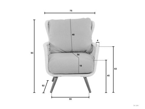 Apple Bee Key Largo Lounge Sessel