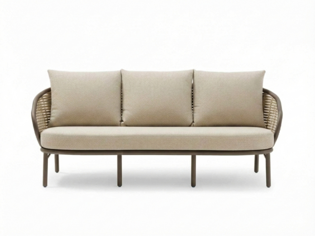 Apple Bee Pine Key 3-Sitzer Sofa bronze 191cm