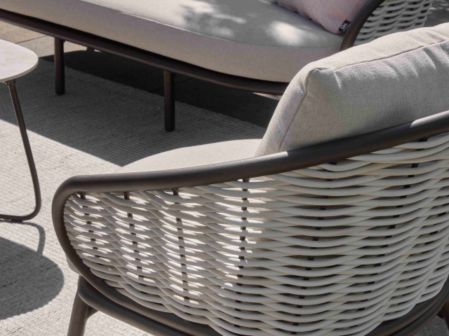 Apple Bee Pine Key 3-Sitzer Sofa bronze 191cm