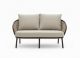 Apple Bee Pine Key 2-Sitzer Sofa bronze 134cm