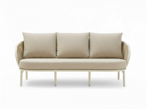 Apple Bee Pine Key 3-Sitzer Sofa oyster 191cm