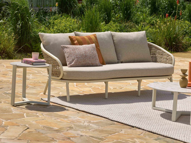 Apple Bee Pine Key 3-Sitzer Sofa oyster 191cm