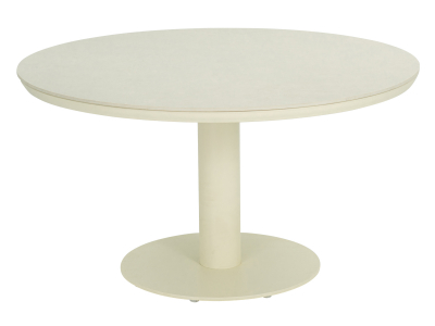 Apple Bee Melville Dining Tisch 160cm rund HPMS stone oyster