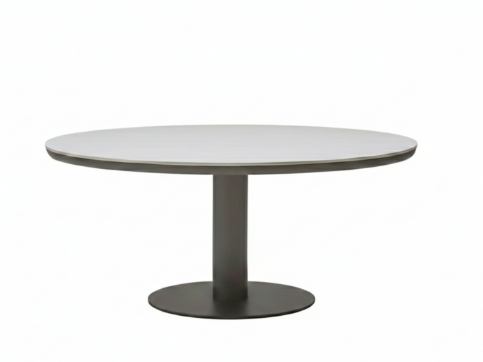 Apple Bee Melville Dining Tisch LOW 160cm rund HPMS stone taupe