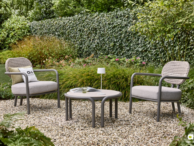 Apple Bee Lugano Lounge-Set Taupe