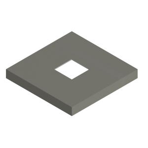 Osmo Pfosten-Tr&auml;gerabdeckung Typ B - C zum aufd&uuml;beln Grau