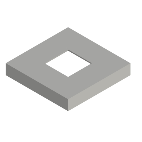 Osmo Pfosten-Tr&auml;gerabdeckung Typ B - C zum einbetonieren