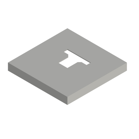 Osmo Pfosten-Tr&auml;gerabdeckung Typ D zum aufd&uuml;beln