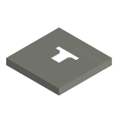 Osmo Pfosten-Tr&auml;gerabdeckung Typ D zum aufd&uuml;beln Grau