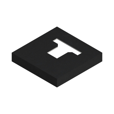 Osmo Pfosten-Tr&auml;gerabdeckung Typ D zum einbetonieren Anthrazit