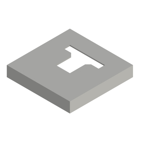 Osmo Pfosten-Tr&auml;gerabdeckung Typ D zum einbetonieren