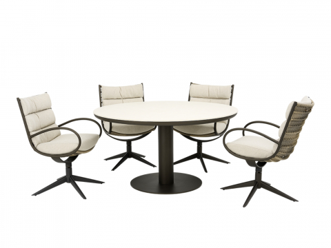 Apple Bee Camp Bay-Melville Dining Set bronze