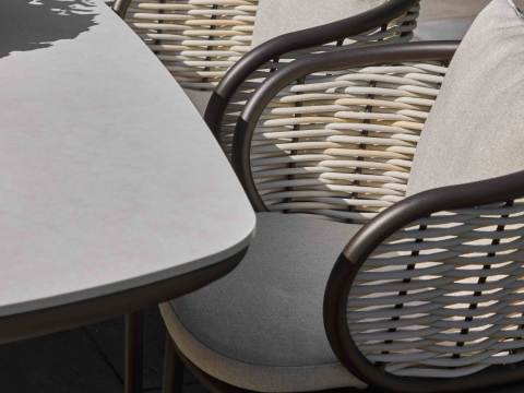 Apple Bee Pine Key-Melville Dining Set 1 bronze