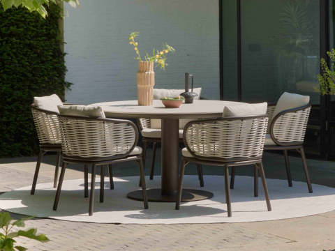 Apple Bee Pine Key-Melville Dining Set 2 bronze