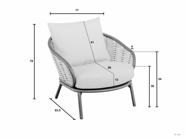 Apple Bee Pine Key Lounge Set 1 bronze