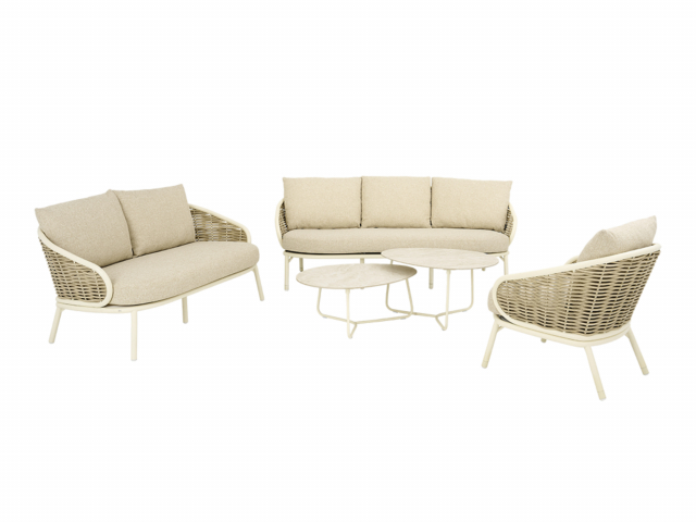 Apple Bee Pine Key Lounge Set 2 oyster