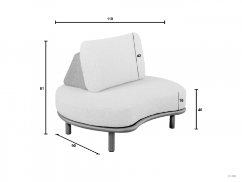 Apple Bee Moon Island Lounge Set 1