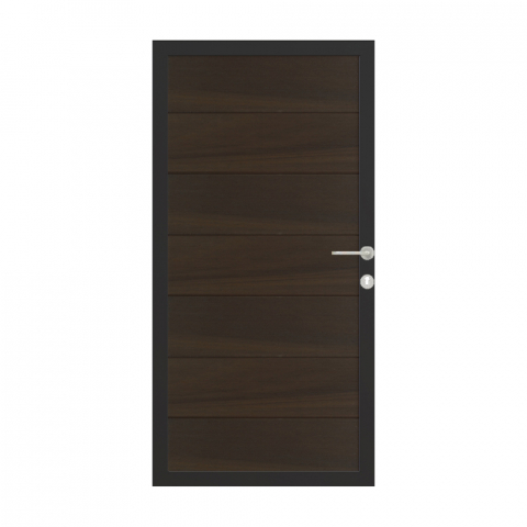 Osmo Multi Fence Co-Extrusion Walnut Einzeltor Sonderma&szlig;